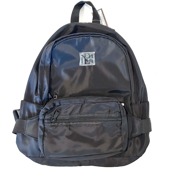 Badgley Mischka Handbags - Badgley Mischka Black Nylon Backpack with detachable belt bag
